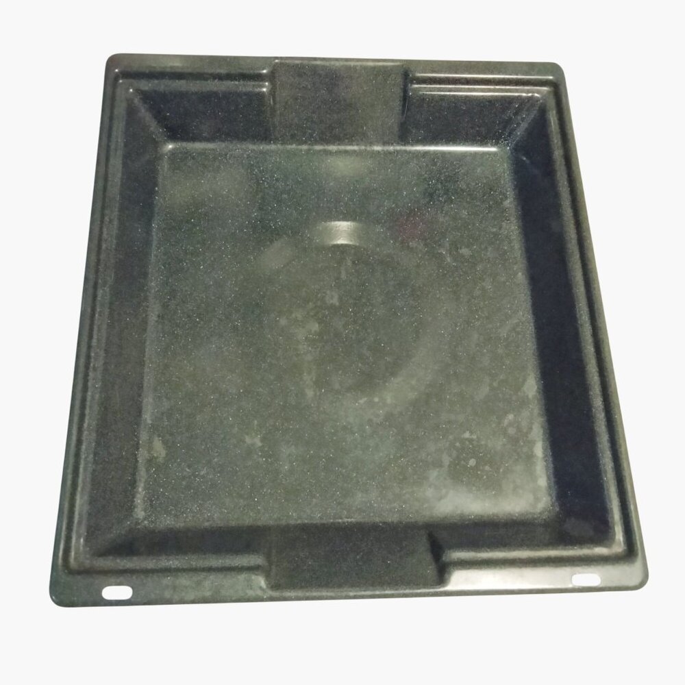 Broiler Grill Pan Black Speckled Enamel Roasting Tray Drip Pan Bakeware